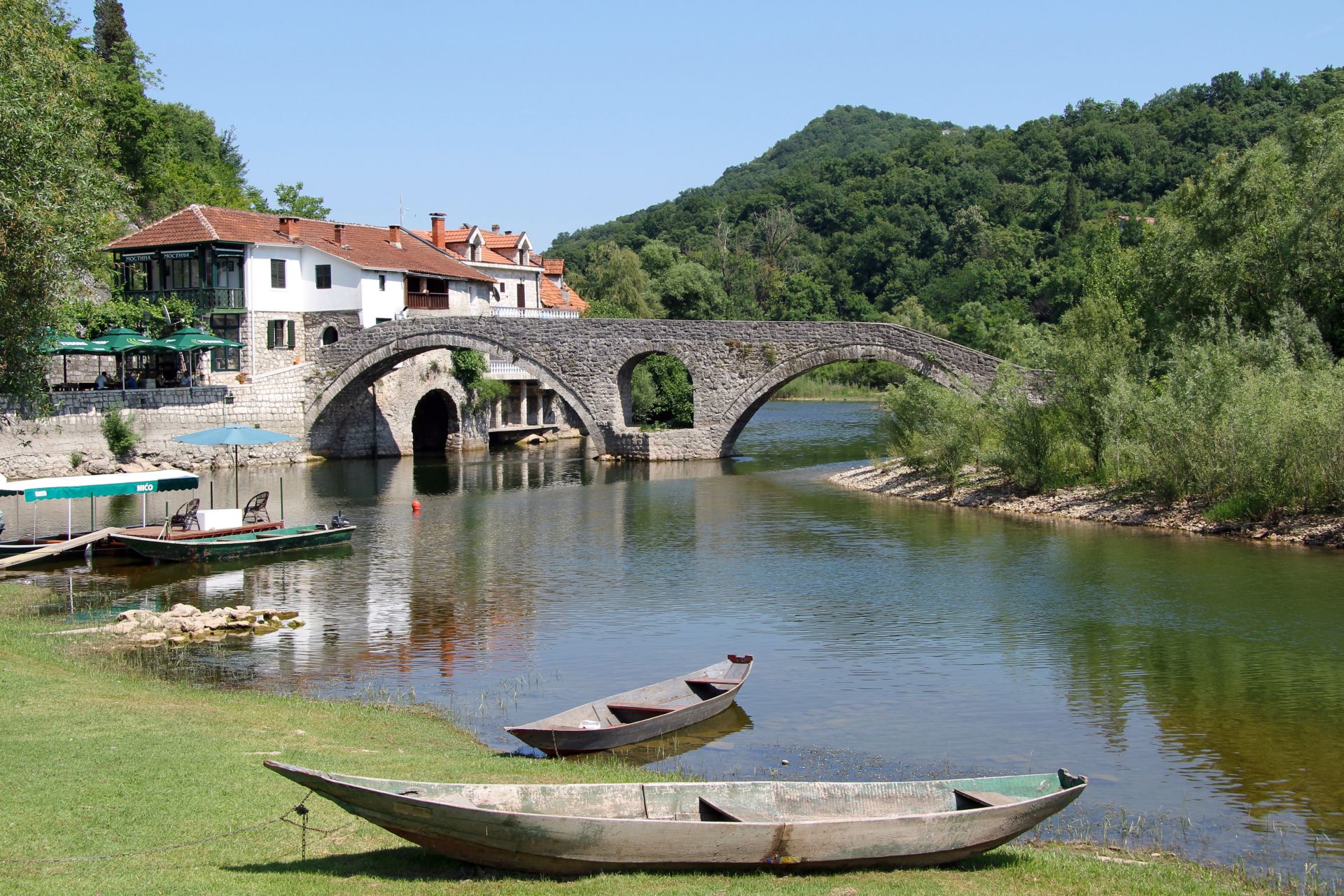 Skadar lake tour map