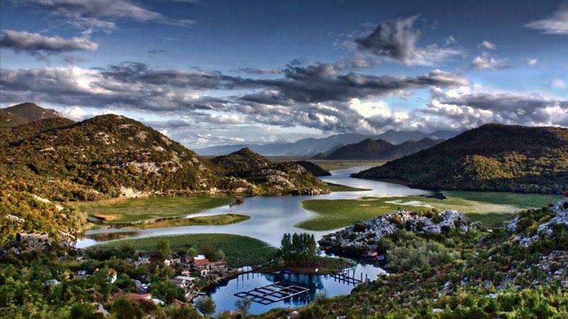 Skadar lake tour map