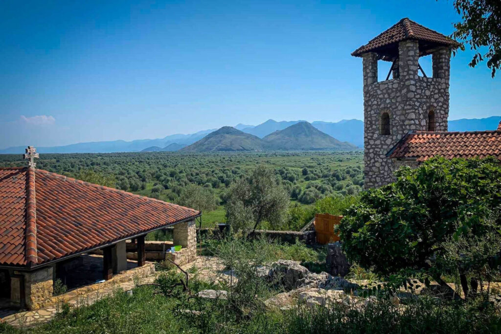 Skadar lake tour map