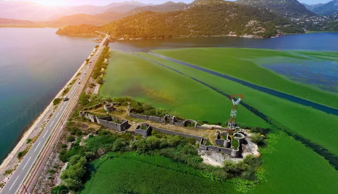 Skadar lake tour map