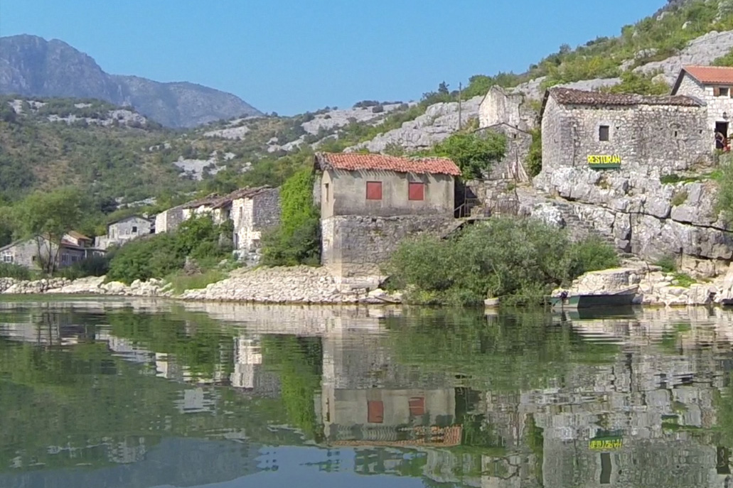 Skadar lake tour map